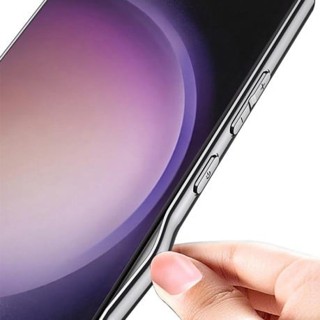 Протиударний чохол GKK Leather Electroplating Supersonic Speed Shockproof для Samsung Galaxy S25 Ultra 5G - білий