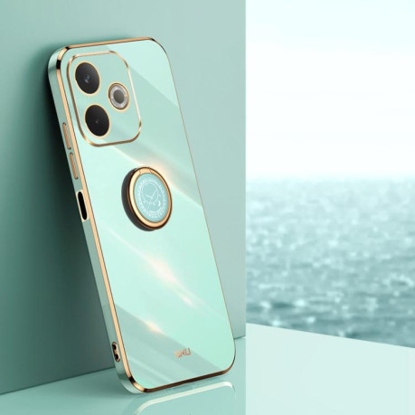 Чохол протиударний XINLI Straight Edge with Ring Holder для OPPO A5 Pro 5G Global - зелений