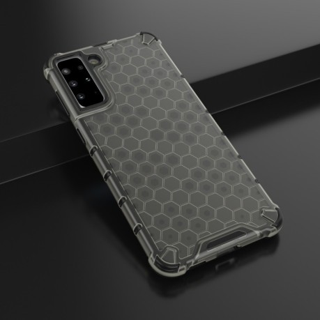Противоударный чехол Honeycomb на Samsung Galaxy S21 Plus - черный