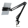 Універсальний тримач Universal 360 Degree Rotating Flexible Long Arm Lazy Phone Tablet Pad Holder - чорний