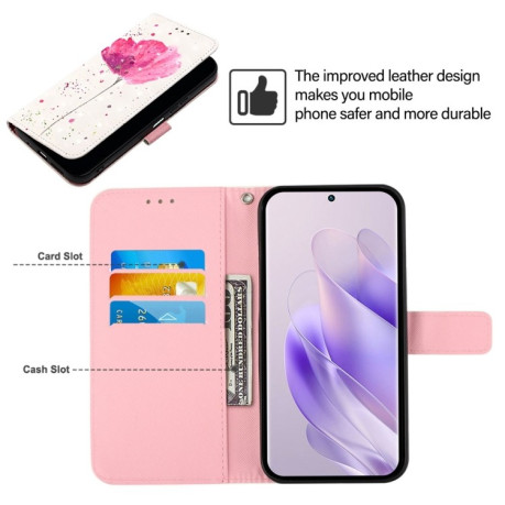 Чехол-книжка 3D Painting для Infinix Smart 8 Plus / Smart 8 Pro - Flower