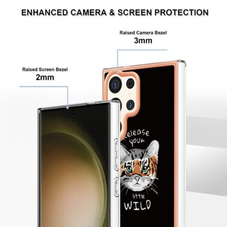 Противоударный чехол Electroplating IMD для Samsung Galaxy S24 Ultra 5G - Growth