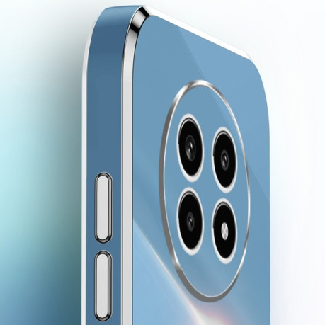 Протиударний чохол XINLI Straight Edge with Ring Holder для Realme 13 Pro Global - фіолетовий