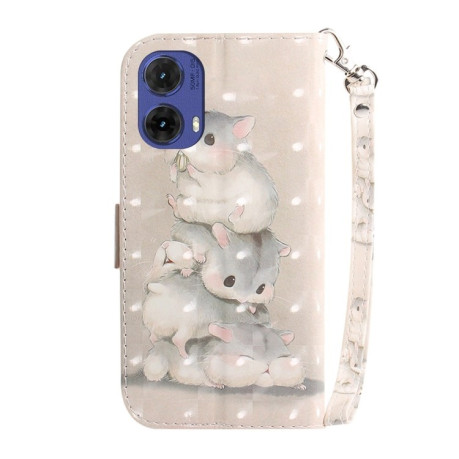 Чохол-книжка 3D Painting для Motorola Moto G85 5G Global - Squirrels