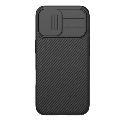 Чехол NILLKIN CamShield Pro Magnetic со шторкой для камеры на iPhone 17 - черный