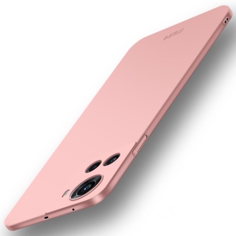 Ультратонкий чехол MOFI Frosted на OnePlus Ace 5G / 10R 5G - розовое золото