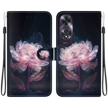 Чохол-книжка Colored Drawing Series на OPPO A60 4G - Peony