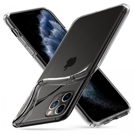 Оригинальный Чехол Spigen Liquid Crystal на iPhone 11 Pro Max - Crystal Clear (Прозрачный)
