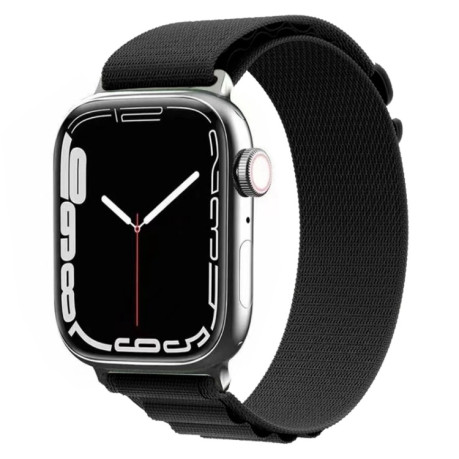 Ремешок Nylon Loop для Apple Watch Series 8/7 41mm/40mm /38mm - черный