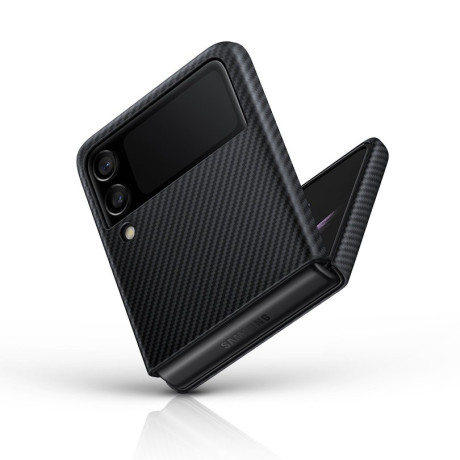 Оригінальний чохол Samsung Aramid для Samsung Galaxy Z Flip 3 - black (EF-XF711SBEGWW)