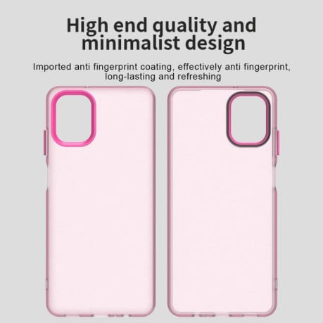 Противоударный чехол Candy Series для Samsung Galaxy F06 5G / M06 5G - красный