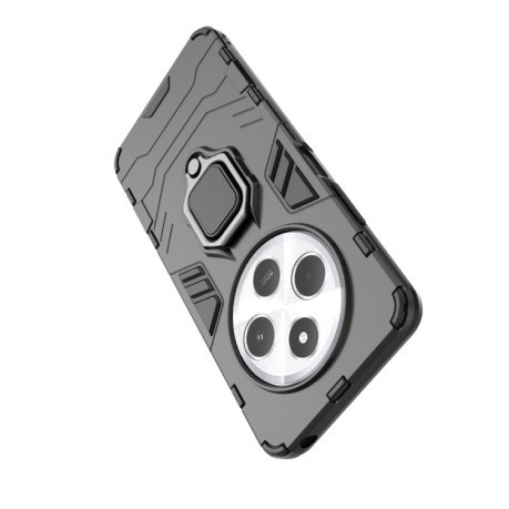 Противоударный чехол HMC 360 Degree Rotating Holder на Xiaomi Redmi 14C 4G/Poco C75/Redmi A4 5G - черный