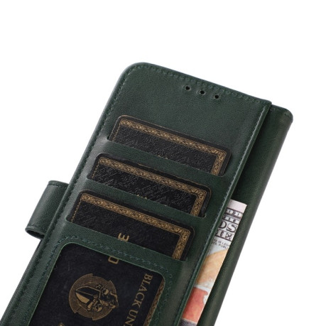 Чехол-книжка Cow Texture для Samsung Galaxy A05 - зеленый