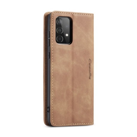 Чехол-книжка CaseMe-013 Multifunctional на Samsung Galaxy A52/A52s - коричневый