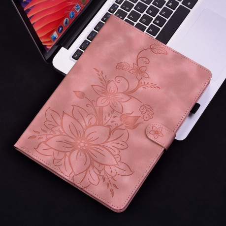 Чехол-книжка Lily Embossed Leather для Xiaomi Pad 7/Pad 7 Pro - розовый