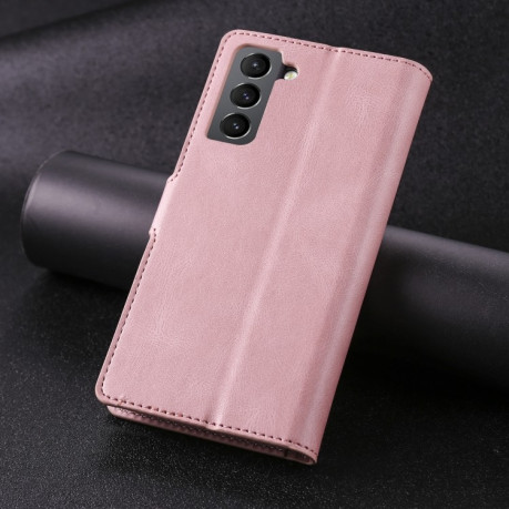 Чехол-книжка TAOKKIM Skin Feel для Samsung Galaxy S22 Plus 5G - розовый
