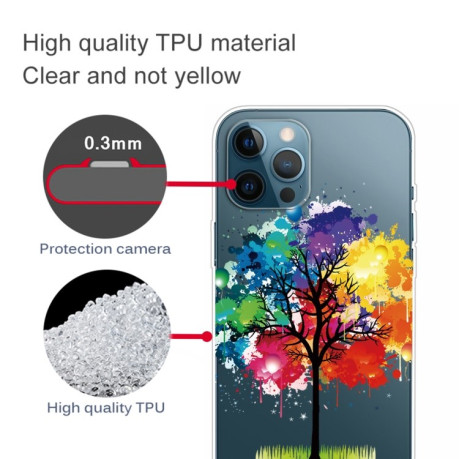Чохол Painted Pattern для iPhone 13 Pro - Oil Painting Tree