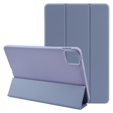 Чехол-книжка Litchi Texture для Xiaomi Pad 7 / Pad 7 Pro - фиолетовый