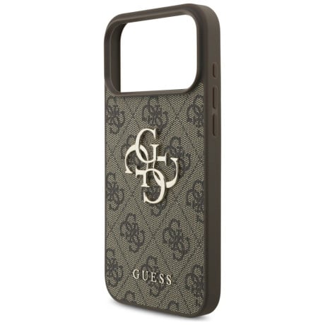 Оригинальный чехол Guess 4G Big Logo на iPhone 17 Pro Max - Brown