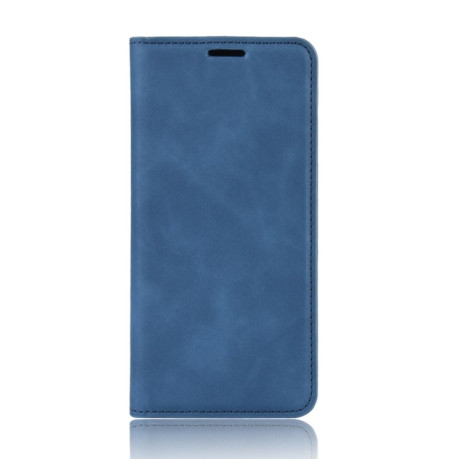 Чохол-книга Retro Solid Color на Samsung Galaxy A21- темно-синій