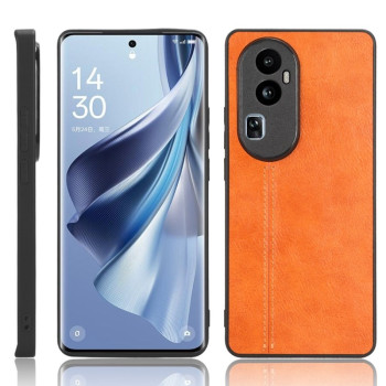 Ударозащитный чехол Sewing Cow Pattern для OPPO Reno 10 Pro 5G - желтый