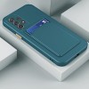 Противоударный чехол Card Slot Design для Samsung Galaxy M33 5G / M53 5G - зеленый