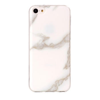 Противоударный чехол Marble Pattern для iPhone 5C - белый