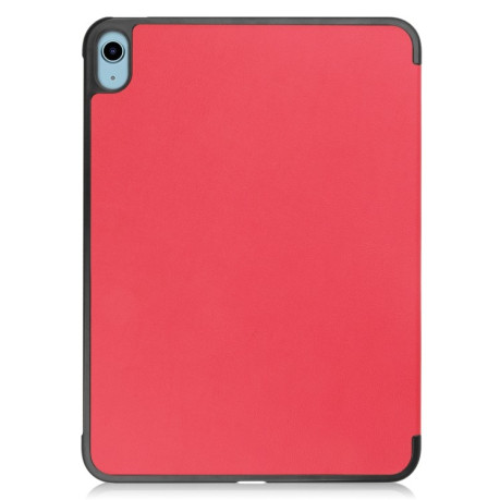 Чехол-книжка Solid Color Custer для iPad 10.9 2022 - красный