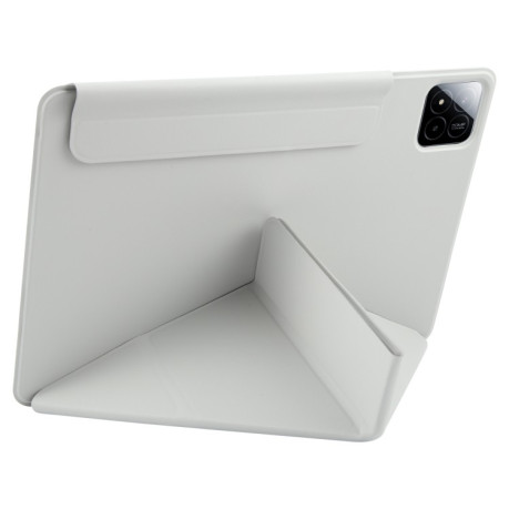 Чехол-книжка Fixed Buckle Magnetic Demation Leather  Xiaomi Pad 7 / 7 Pro - серый