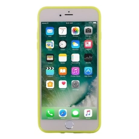 TPU Чехол Solid Color Smooth Surface Neon Green iPhone SE 3/2 2022/2020/8/7