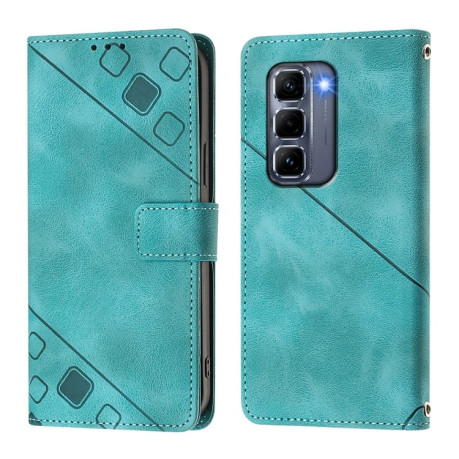 Чохол-книжка Skin-feel Embossed для Infinix Hot 50 Pro+ 4G - зелений