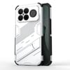 Противоударный чехол Punk Armor с подставкой на Xiaomi Redmi K90 Pro Max / Poco F8 Ultra — белый