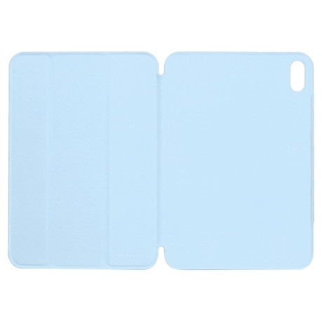 Магнитный чехол-книжка Ultra-thin Non-buckle на iPad mini 6 - голубой
