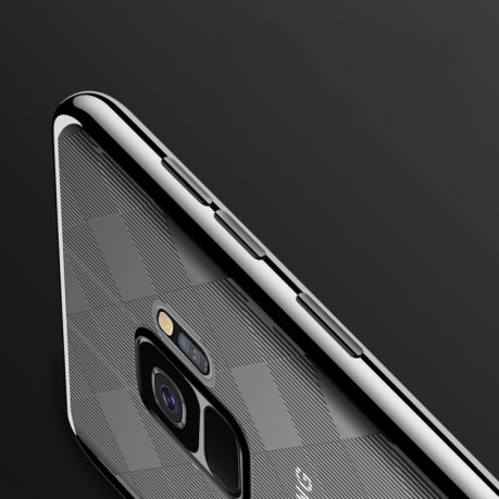 Чехол SULADA Plating Radium Carving на Samsung Galaxy S9 - серебристый
