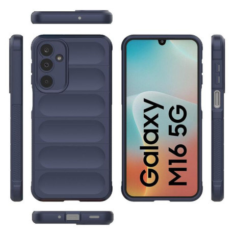 Силіконовий чохол Magic Flannel для Samsung Galaxy M16 5G - синій