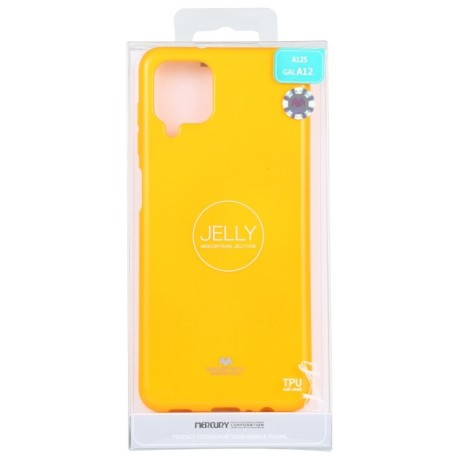 Чехол MERCURY GOOSPERY JELLY на Samsung Galaxy A12/M12 - желтый