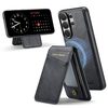 Чехол Fierre Shann Cowhide Vertical Flip Magnetic Card Holder на Samsung Galaxy S26 Ultra 5G — чёрный