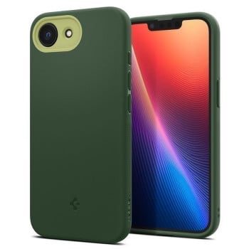 Оригинальный чехол Spigen Nano Pop MagSafe для iPhone 16e - Matte Green