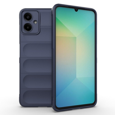 Силиконовый чехол Magic Flannel для Samsung Galaxy A06 4G - синий