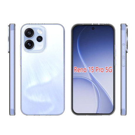 Ударостійкий чохол Waterproof Texture на OPPO Reno15 Pro 5G Global — прозорий