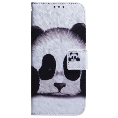 Чехол-книжка Coloured Drawing для OnePlus 10R / Ace - Panda