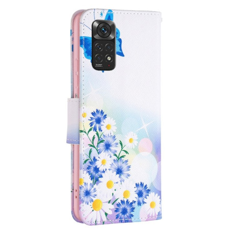 Чехол-книжка Colored Drawing Pattern для Xiaomi Redmi Note 12S 4G / Note 11 - Butterfly Love