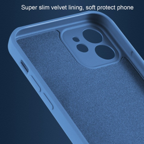 Противоударный чехол Silicone Full Coverage (Magsafe) для iPhone 11 Pro Max - серый
