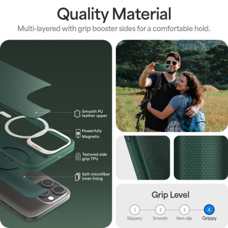 Оригинальный чехол Spigen Cyrill Kajuk (Magsafe) для iPhone 16 Pro Max - Green