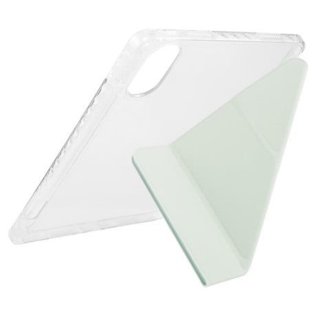 Чехол-книжка Clear Acrylic Demation Leather для Xiaomi Redmi Pad SE 11 2025 / Pad 2 - зелений