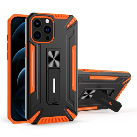 Противоударный чехол War-god Armor для iPhone 13 Pro Max - оранжевый