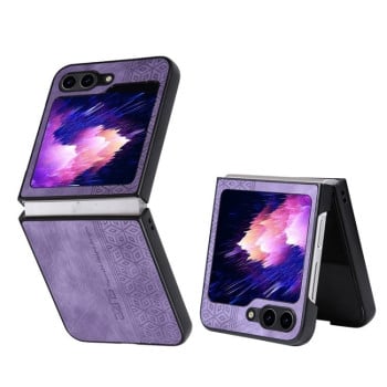Чохол AZNS з 3D-тисненням та м'яким покриттям Skin Feel на Samsung Galaxy Flip 6/Flip 7 FE - фіолетовий