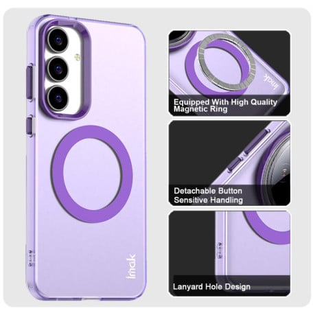 Чехол IMAK Candy Series с MagSafe на Samsung Galaxy S25 FE 5G - фиолетовый