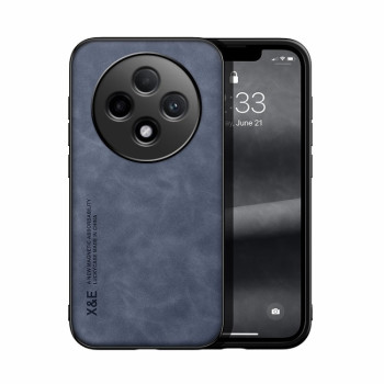Противоударный чехол Skin Feel Magnetic для OPPO Reno12 F/12 FS 5G - синий