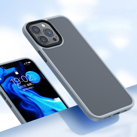 Противоударный чехол Benks Froested для iPhone 13 Pro - серый
